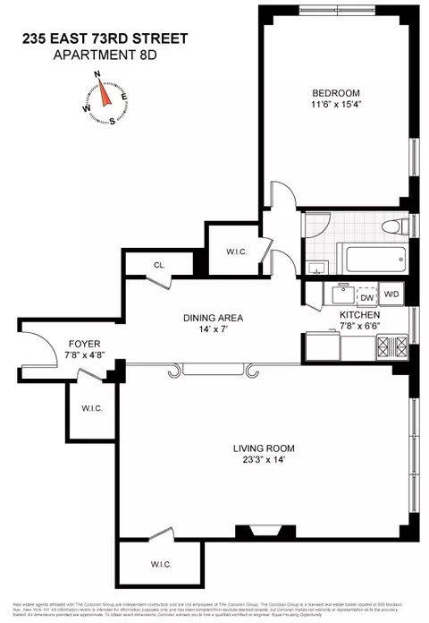 235 E 73rd St #8D, New York, NY 10021