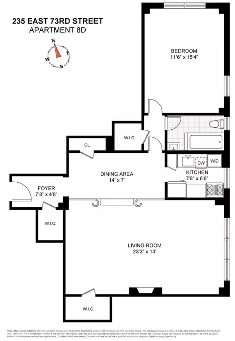 235 E 73rd St #8D, New York, NY 10021
