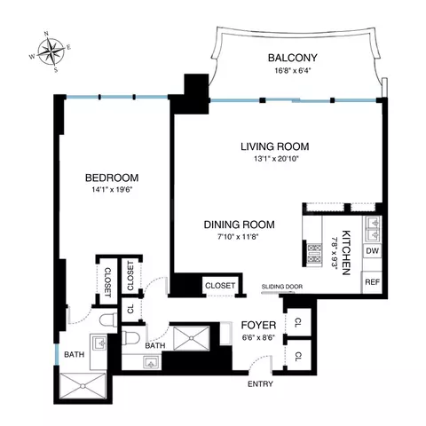 58 W 58th St #19A, New York, NY 10019