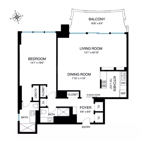58 W 58th St #19A, New York, NY 10019