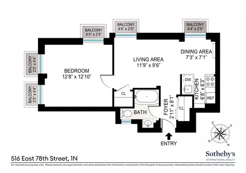 516 E 78th St #1N, New York, NY 10075
