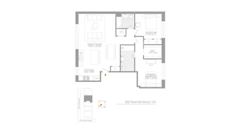 282 N 6th St #2B, Brooklyn, NY 11211