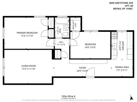 3840 Greystone Ave #6-K, New York City, NY 10463