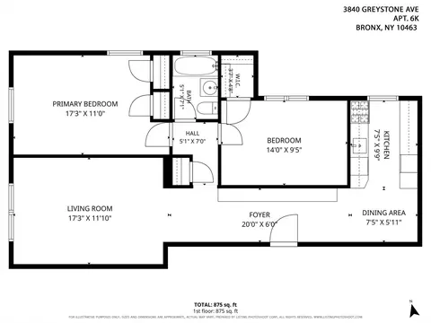 3840 Greystone Ave #6-K, New York City, NY 10463