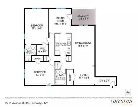 2711 Ave X #5C, Brooklyn, NY 11235