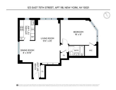123 E 75th St #11B, New York, NY 10021
