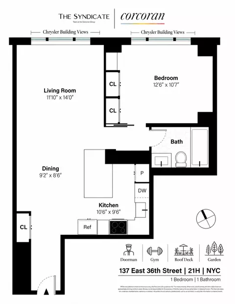 137 E 36th St #21H, New York, NY 10016
