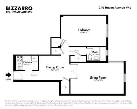 330-340 Haven Ave #4L, New York, NY 10033