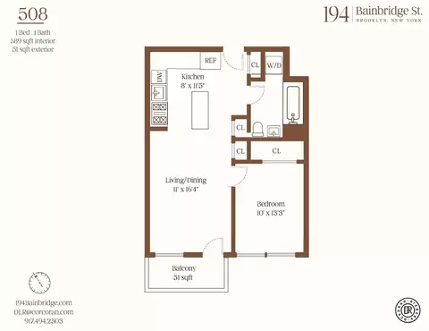 194 Bainbridge St #508, Brooklyn, NY 11233