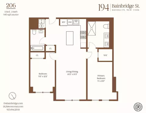 194 Bainbridge St #206, Brooklyn, NY 11233