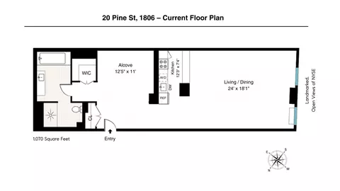 20 Pine St #1806, New York, NY 10005