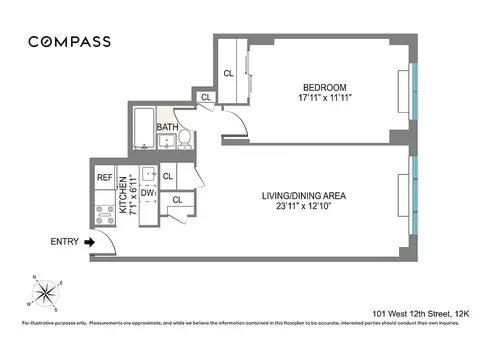 101 W 12th St #12K, New York, NY 10011
