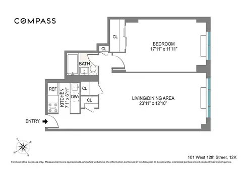 101 W 12th St #12K, New York, NY 10011