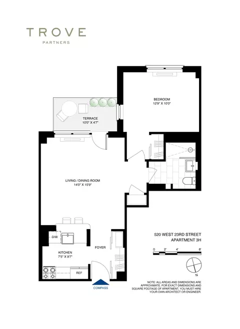 520 W 23rd St #3H, New York, NY 10011