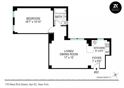 170 W 81st St #5-C, New York, NY 10024
