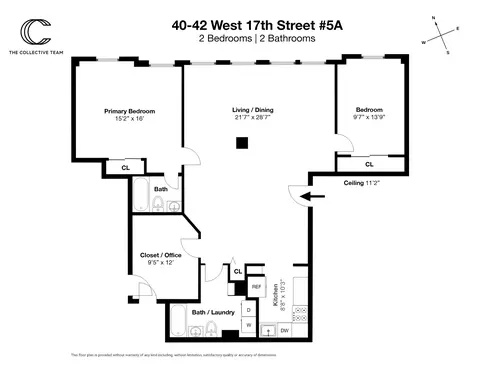 40 W 17th St #5A, New York, NY 10011