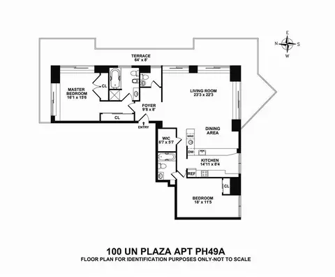 100 United Nations Plz #PH-49A, New York, NY 10017