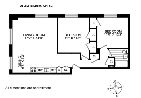 70 La Salle St #5G, New York, NY 10027