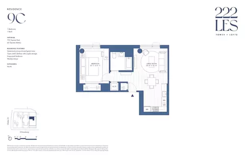 222 E Broadway #9C, New York, NY 10002