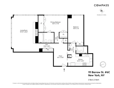 111 Barrow St #6C, New York, NY 10014