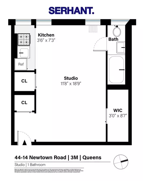 44-14 Newtown Rd #3M, New York City, NY 11103