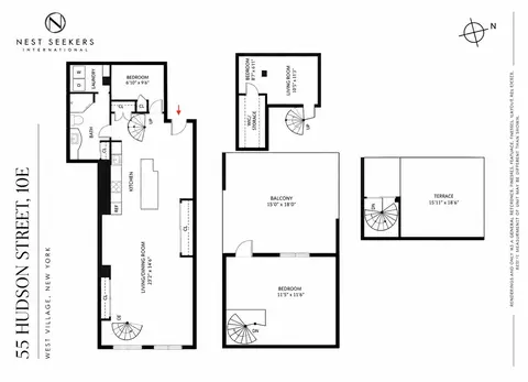 55 Hudson St #PH-E, New York, NY 10013