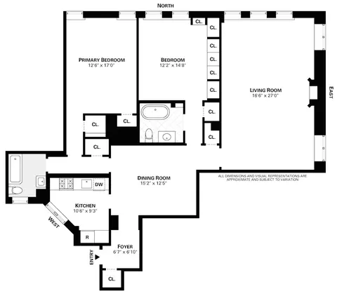 180 W 58th St #5A, New York, NY 10019