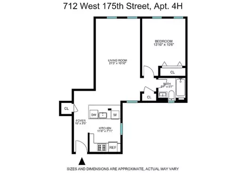712 W 175th St #4-H, New York, NY 10033