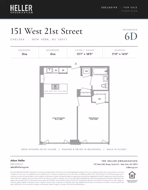 151 W 21st St #6-D, New York, NY 10011