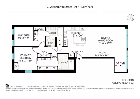 302 Elizabeth St #3, New York, NY 10012