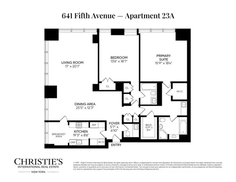 641 5th Ave #23A, New York, NY 10022