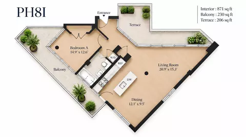 10-17 Jackson Ave #PH-8I, Long Island City, NY 11101