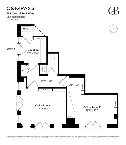 353 Central Park W #1A, New York, NY 10025