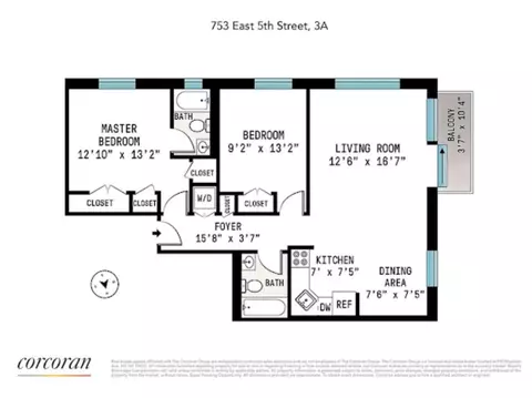 753 E 5th St #3A, New York, NY 10009