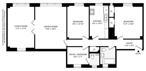 37 W 93rd St #12, New York, NY 10025