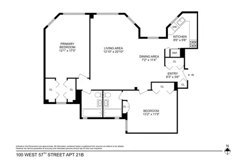 100 W 57th St #21B, New York, NY 10019