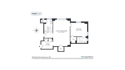 310 W End Ave #2D, New York, NY 10023