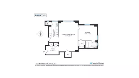 310 W End Ave #2D, New York, NY 10023