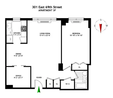 301 E 69th St #3F, New York, NY 10021