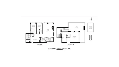 421 W 54th St #PHC, New York, NY 10019