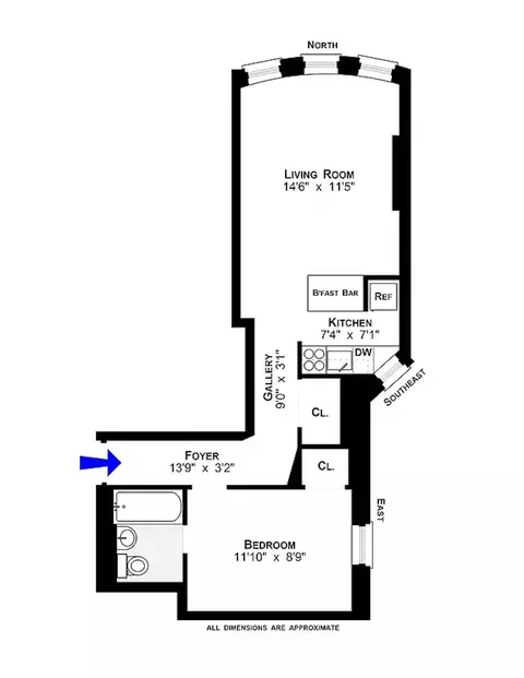 160 E 91st St #6K, New York, NY 10128