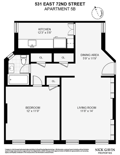 531 E 72nd St #5B, New York, NY 10021