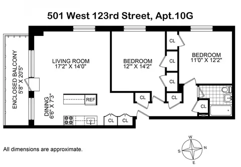 501 W 123rd St #10G, New York, NY 10027