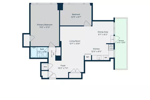 321 E 48th St #14A, New York, NY 10017