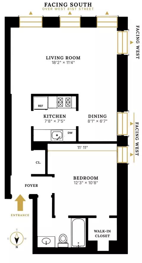 101 W 81st St #305, New York, NY 10024