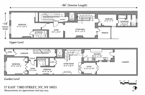 57 E 73rd St #1/2, New York, NY 10021