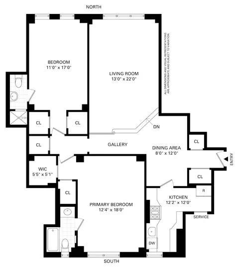 200 W 86th St #17H, New York, NY 10024
