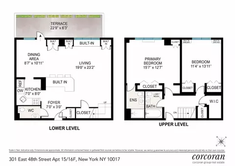 301 E 48th St #15/16F, New York, NY 10017