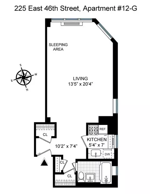 225 E 46th St #12G, New York, NY 10017
