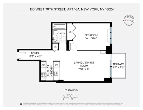 130 W 79th St #16A, New York, NY 10024